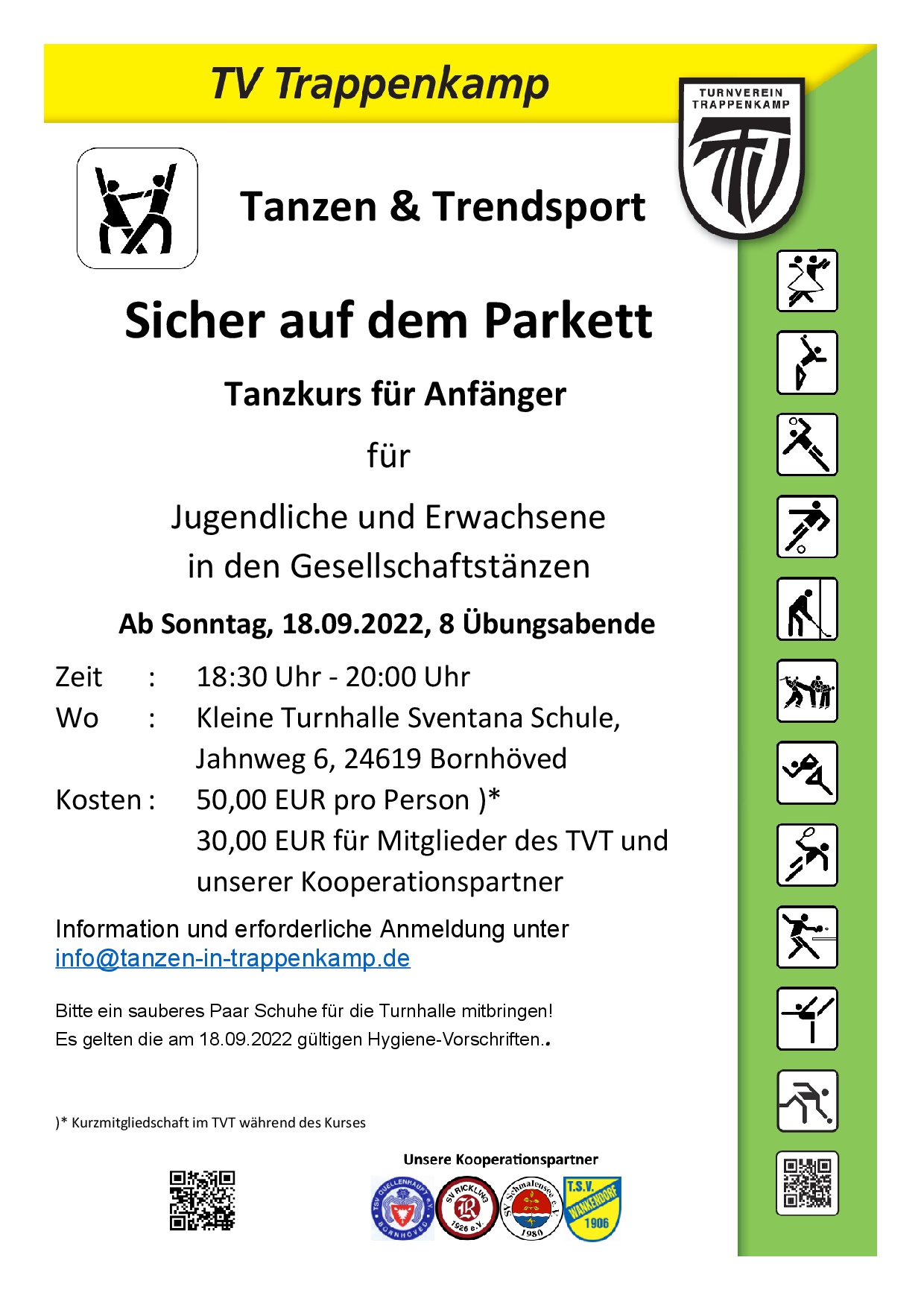 Flyer Anf nger Tanzkurs ab 18.09.2022
