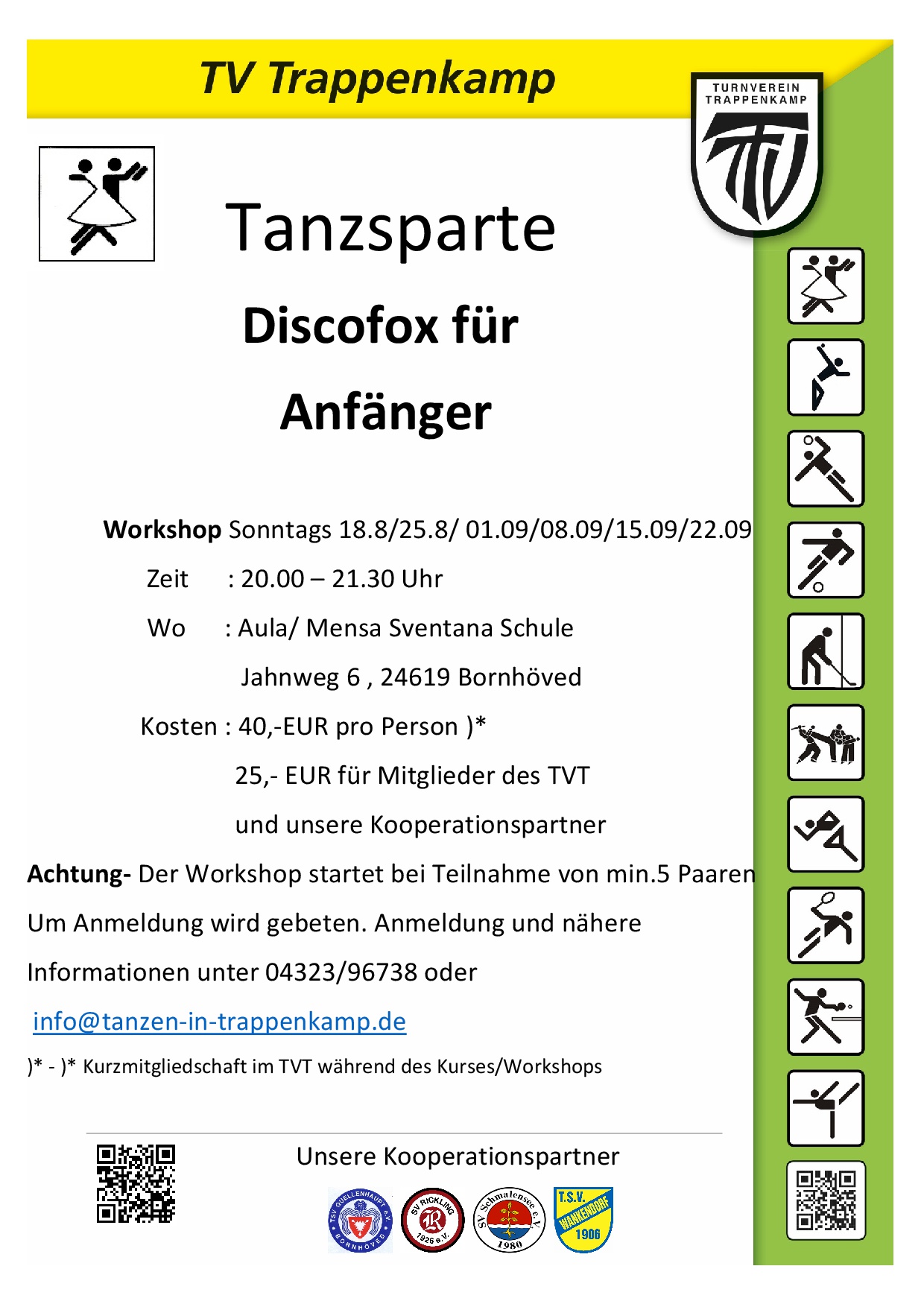 TV Trappenkamp Discofoc Kurs August 2019