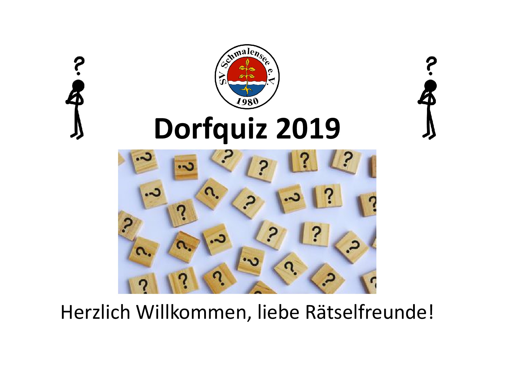 Bild Blickpunk Ankündigung Dorfquiz 2019