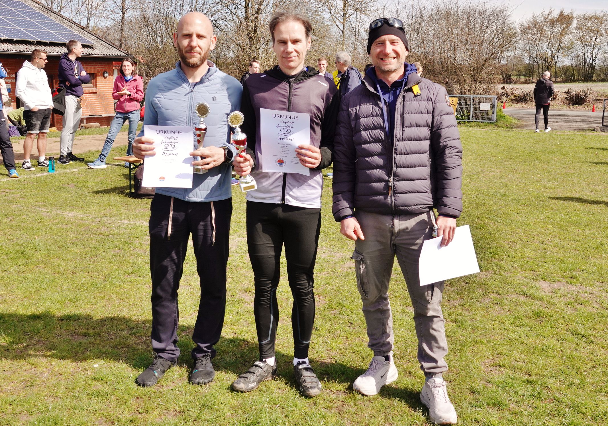 Hauptlauf Erste drei Männer