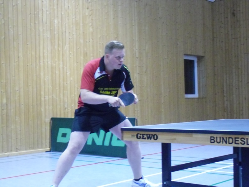 Dieses Mal leider erfolglos: Lars Jeguschke Tischtennis Heimspiele07102201627